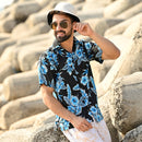 Hawaiian Shirts for Men Aloha Casual Button Down Cruise Beach Wear Short Sleeve