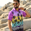 Hawaiian Shirts for Men Aloha Casual Button Down Cruise Beach WearShort Sleeve