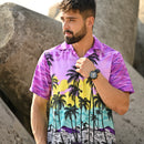 Hawaiian Shirts for Men Aloha Casual Button Down Cruise Beach WearShort Sleeve
