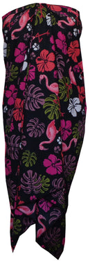 Sarong Women Flamingo Printed Beach Swimsuit Wrap One Size Pareo