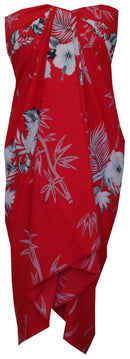 Sarong Women Bamboo Tree Printed Beach Swimsuit Wrap One Size Pareo