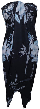Sarong Women Bamboo Tree Printed Beach Swimsuit Wrap One Size Pareo