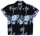 Hawaiian Shirts Boys Bamboo Beach Aloha Party Camp Short Sleeve Holiday Casual
