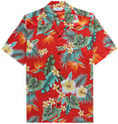 Hawaiian Shirt Mens Flower Leaf Beach Aloha Party Casual Holiday Short Sleeve