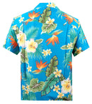 Hawaiian Shirt Mens Flower Leaf Beach Aloha Party Casual Holiday Short Sleeve