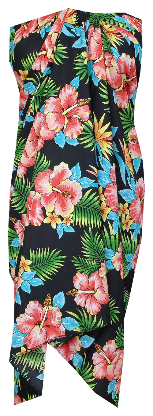 Sarong Wraps For Women mens Beach hawaiian Wraps Plus Size Cover up Aloha  Party