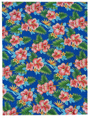 Sarong Allover Flower Leaf Beach Swimsuit Wrap Plus Size Cover up Pareo