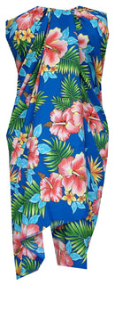 Sarong Allover Flower Leaf Beach Swimsuit Wrap Plus Size Cover up Pareo