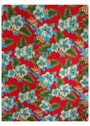 Sarong Allover Flower Leaf Beach Swimsuit Wrap Plus Size Cover up Pareo