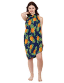 Alvish Sarong Women Men Pineapple Party Swimsuit Plus Size Pareo Holiday Beach