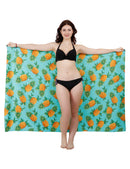 Alvish Sarong Women Men Pineapple Party Swimsuit Plus Size Pareo Holiday Beach
