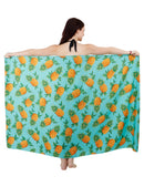 Alvish Sarong Women Men Pineapple Party Swimsuit Plus Size Pareo Holiday Beach