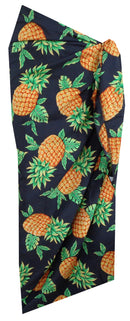Alvish Sarong Women Men Pineapple Party Swimsuit Plus Size Pareo Holiday Beach
