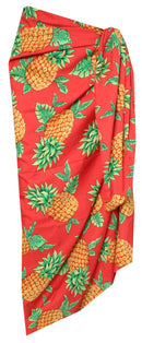 Alvish Sarong Women Men Pineapple Party Swimsuit Plus Size Pareo Holiday Beach