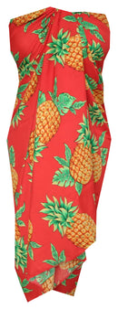 Alvish Sarong Women Men Pineapple Party Swimsuit Plus Size Pareo Holiday Beach