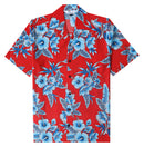 Hawaiian Shirts for Men Aloha Casual Button Down Cruise Beach Wear Short Sleeve