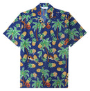 Hawaiian Shirts for Men Aloha Casual Button Down Cruise Beach Wear Short Sleeve