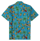 Hawaiian Shirts for Men Aloha Casual Button Down Cruise Beach Wear Short Sleeve