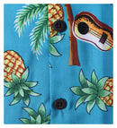 Hawaiian Shirts for Men Aloha Casual Button Down Cruise Beach Wear Short Sleeve