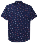 Shirts for Men Short Sleeve Casual Regular Fit Cotton Shirt Button Down Pocket