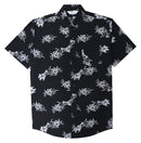 Men's Button Down Short Sleeve Casual Regular Fit Pocket Cotton Shirt