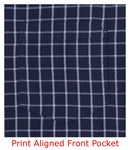 Men's Button Down Short Sleeve Casual Regular Fit Pocket Cotton Checks Shirt