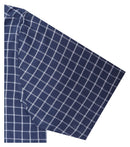 Men's Button Down Short Sleeve Casual Regular Fit Pocket Cotton Checks Shirt