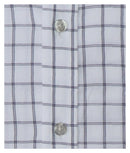 Men's Button Down Short Sleeve Casual Regular Fit Pocket Cotton Checks Shirt