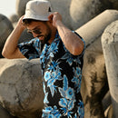 Hawaiian Shirts for Men Aloha Casual Button Down Cruise Beach Wear Short Sleeve