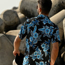 Hawaiian Shirts for Men Aloha Casual Button Down Cruise Beach Wear Short Sleeve