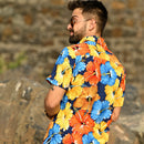 Hawaiian Shirts for Men Aloha Casual Button Down Cruise Beach Wear Short Sleeve