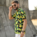 Hawaiian Shirts for Men Aloha Casual Button Down Cruise Beach Wear Short Sleeve