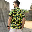 Hawaiian Shirts for Men Aloha Casual Button Down Cruise Beach Wear Short Sleeve