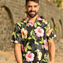 Hawaiian Shirts for Men Aloha Casual Button Down Cruise Beach Wear Short Sleeve