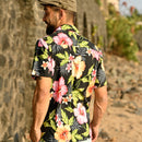Hawaiian Shirts for Men Aloha Casual Button Down Cruise Beach Wear Short Sleeve