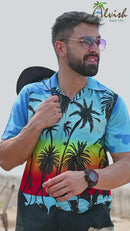 Hawaiian Shirts for Men Aloha Party Casual Camp Cruise vacation Tourist Wear