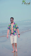 Hawaiian Shirts for Men Aloha Party Casual Camp Cruise vacation Tourist Wear