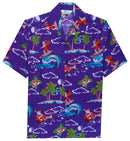 Hawaiian Shirts for Men Aloha Party Casual Camp Cruise vacation Tourist Wear