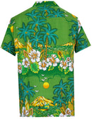 Hawaiian Shirts Mens Floral Scenic Beach Aloha Party Camp Short Sleeve Holiday