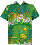 Hawaiian Shirts Mens Floral Scenic Beach Aloha Party Camp Short Sleeve Holiday