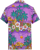 Hawaiian Shirts Mens Floral Scenic Beach Aloha Party Camp Short Sleeve Holiday