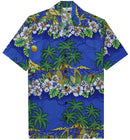 Hawaiian Shirts Mens Floral Scenic Beach Aloha Party Camp Short Sleeve Holiday