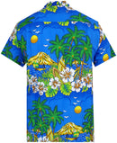 Hawaiian Shirts Mens Floral Scenic Beach Aloha Party Camp Short Sleeve Holiday