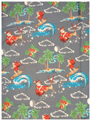 Sarong Christmas Santa Claus Party Swimsuit Wrap One Size Pareo Holiday Beach
