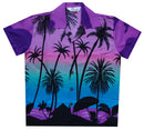 Hawaiian Shirts Boys Coconut Tree Beach Aloha Party Camp Short Sleeve Holiday