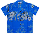 Hawaiian Shirts Boys Bamboo Beach Aloha Party Camp Short Sleeve Holiday Casual
