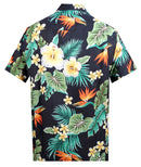 Hawaiian Shirt Mens Flower Leaf Beach Aloha Party Casual Holiday Short Sleeve
