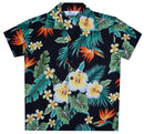 Hawaiian Shirts Boys Flower Leaf Beach Aloha Party Camp Holiday Casual