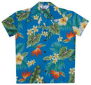 Hawaiian Shirts Boys Flower Leaf Beach Aloha Party Camp Holiday Casual