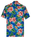 Hawaiian Shirt Mens Allover Flower Beach Aloha Party Casual Holiday Short Sleeve